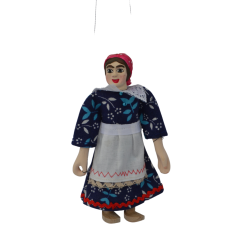 Loutka do divadélka Děvečka 15 cm
