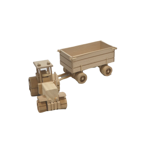 Traktor s vlekem