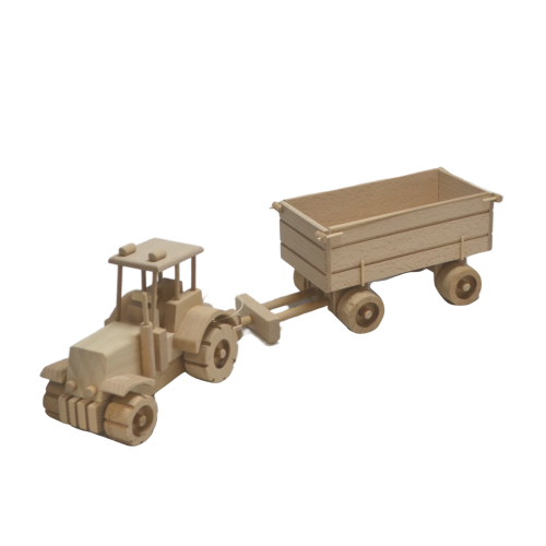 Traktor s vlekem