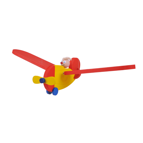Pilot v letadle malý