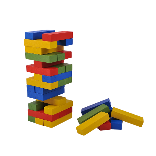 Věž - jenga - Typ: barevná