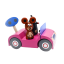 Auto Krtek na výletě - Barva: Růžová