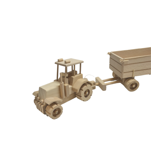 Traktor s vlekem