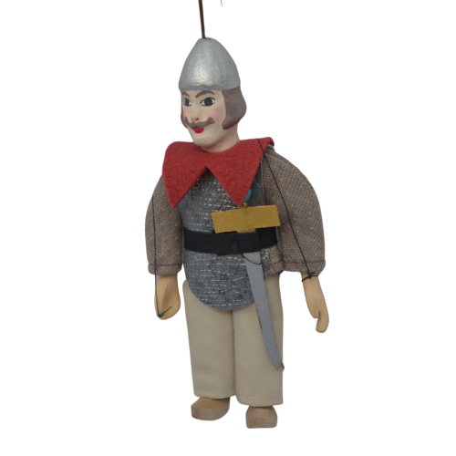 Loutka do divadélka  Rytíř Kazisvět 15 cm