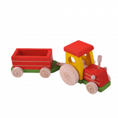 Traktor s valníkem