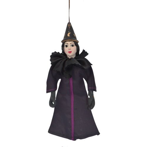 Loutka do divadélka  Čarodějka 15 cm