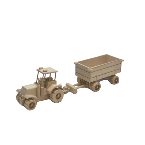 Traktor s vlekem