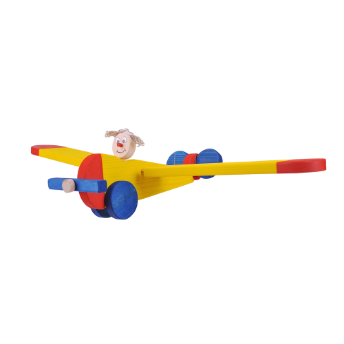 Pilot v letadle velký
